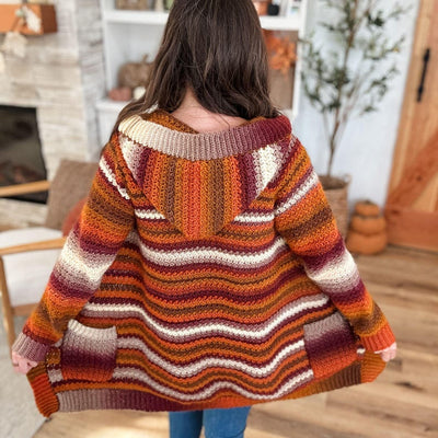 Cardigan valy crochet pattern
