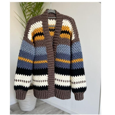 Chunky Crochet Cardigan Pattern