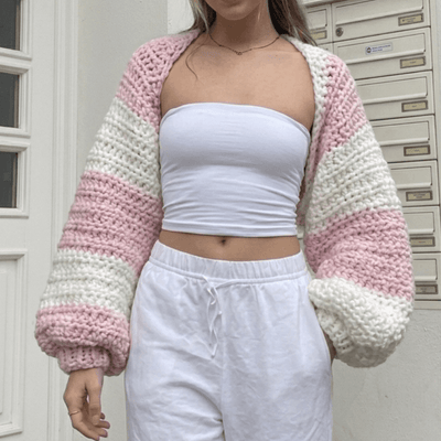 Omera chunky Bolero crochet pattern English