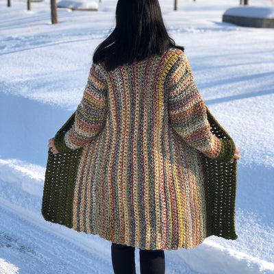 Long cardigan Crochet Pattern